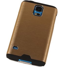 Galaxy S5 Light Aluminium hårdt tilfældet for Galaxy S5 G900f Guld