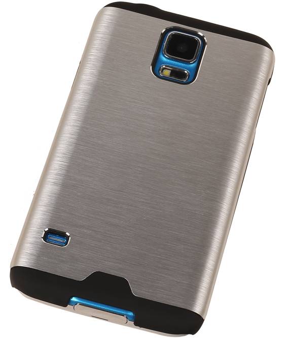 Galaxy S5 Estuche rígido de aluminio ligero para Galaxy S5 G900f Plata