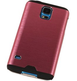 Custodia rigida in alluminio leggero per Galaxy Alpha G850F Rosa