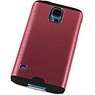 Custodia rigida in alluminio leggero per Galaxy Alpha G850F Rosa