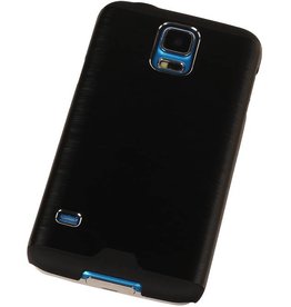 Custodia rigida in alluminio leggero per Galaxy Alpha G850F nero