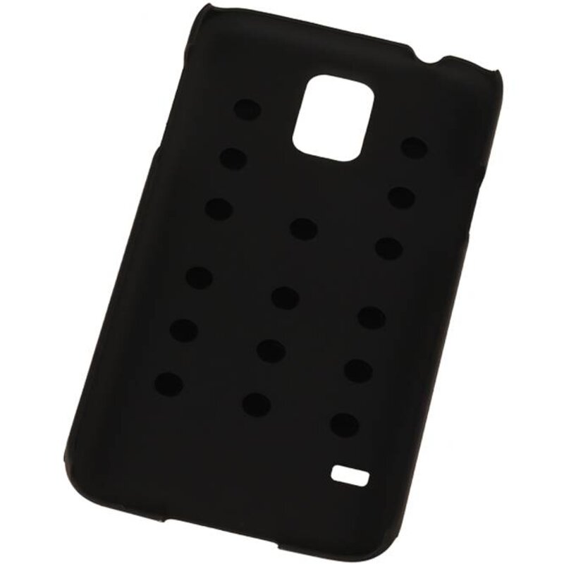 Custodia rigida in alluminio leggero per Galaxy Alpha G850F nero