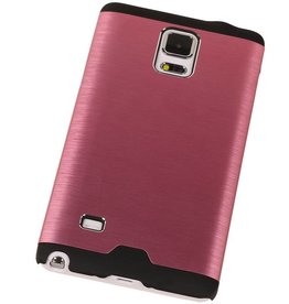Galaxy Note 4 Estuche rígido de aluminio de la luz para la nota 4 del rosa
