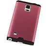 Custodia rigida in alluminio leggero per Galaxy Note 4 Pink