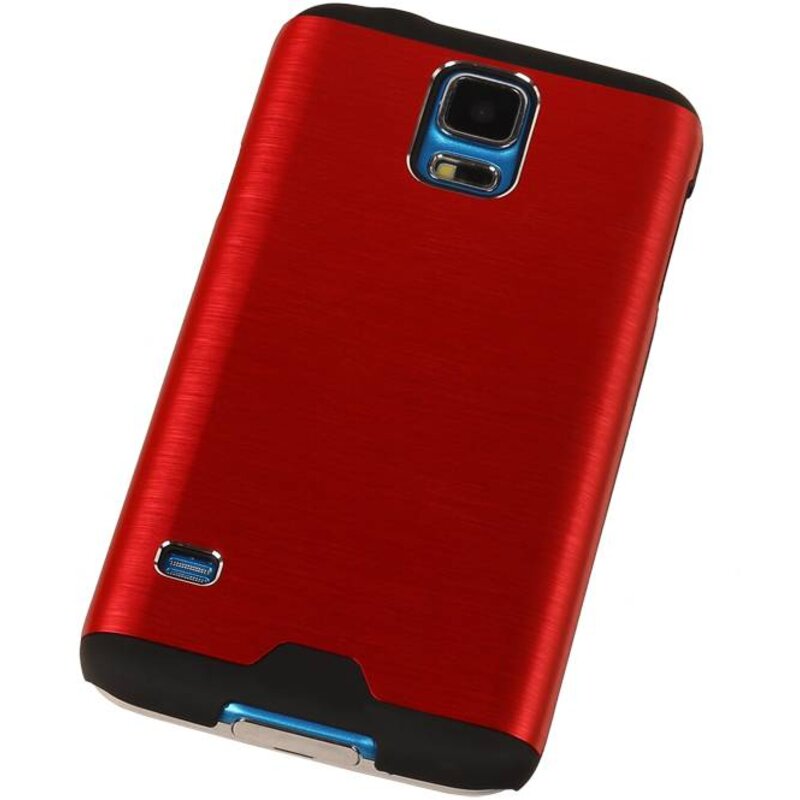 Lumière en aluminium rigide pour Galaxy A3 Rouge