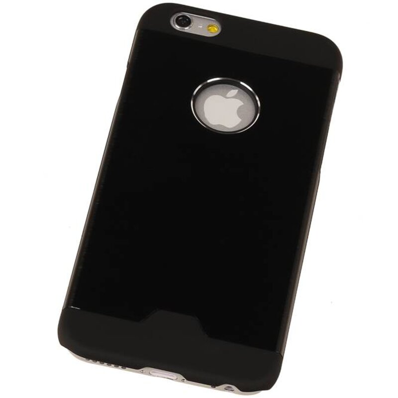 Light Aluminium hårdt etui til iPhone 6 Plus Sort