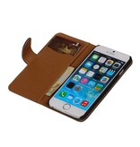 Lavé livre en cuir Style pour iPhone 6 Plus Dark Blue