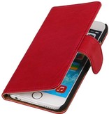 Washed Leather Bookstyle Case for iPhone 6 Plus Pink