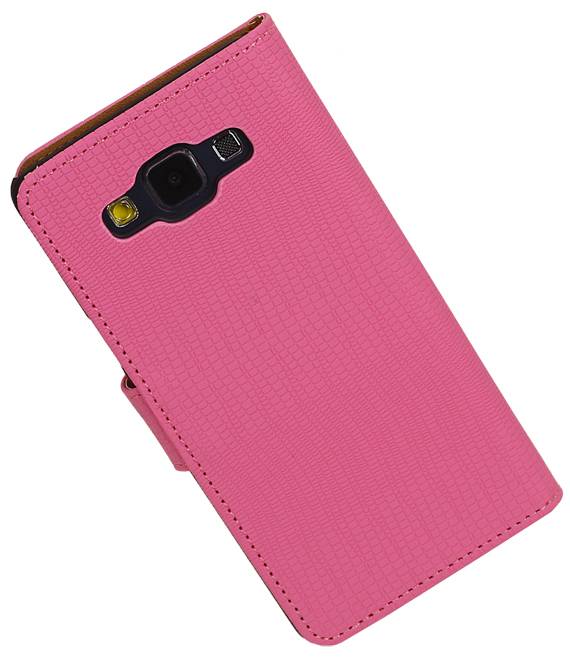 Fashion Bookstyle Case for Galaxy A5 Pink