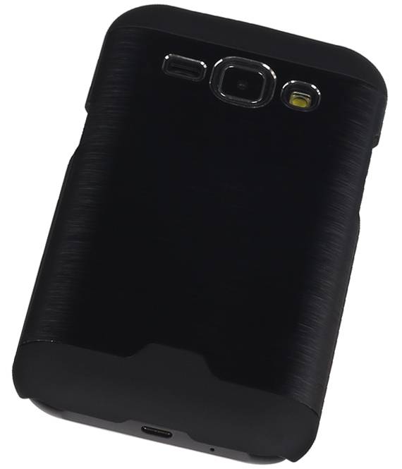 Lichte Aluminium Hardcase voor Galaxy J1 Zwart