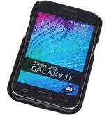 Light Aluminium hårdt tilfældet for Galaxy J1 Sort