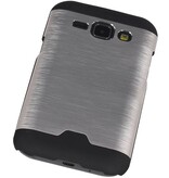 Lichte Aluminium Hardcase voor Galaxy J1 Zilver