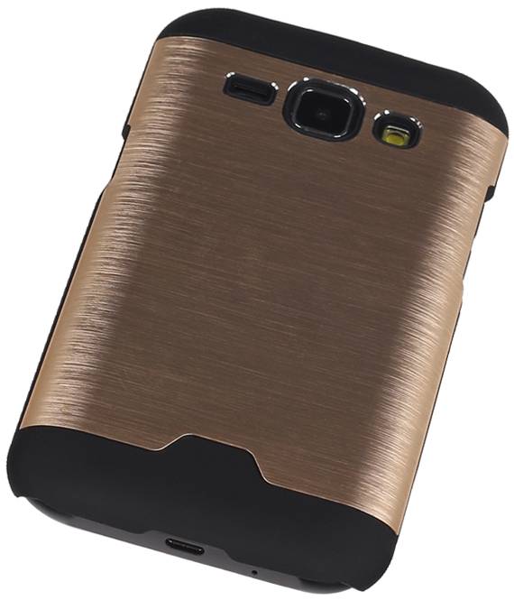 Leichtes Aluminium Hard Case für Galaxy J1 Gold-