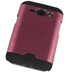 Light Aluminium hårdt tilfældet for Galaxy J1 Pink