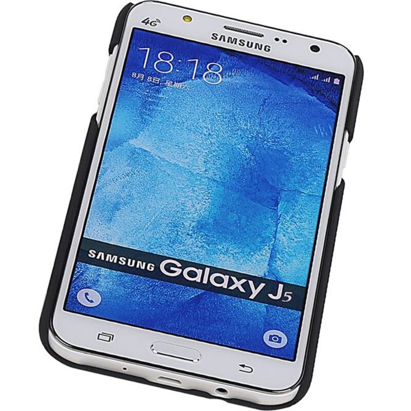 Custodia rigida in alluminio leggero per Galaxy J5 Rosa