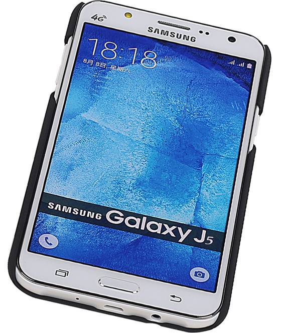 Estuche rígido de aluminio ligero para Galaxy J5 rosa