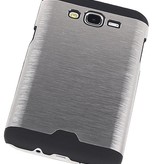 Leichtes Aluminium Hard Case für Galaxy J7 Silber