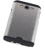 Light Aluminium hårdt tilfældet for Galaxy J7 Sølv