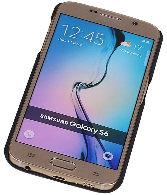 Custodia rigida in alluminio leggero per Galaxy S6 G920F oro