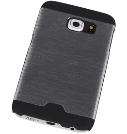 Estuche rígido de aluminio ligero para Galaxy S6 Edge G925F Plata