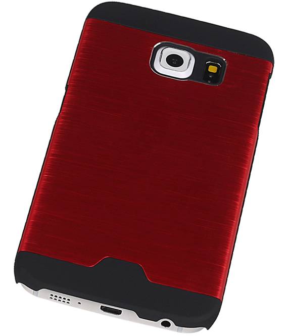 Light Aluminum Hardcase for Galaxy S6 Edge G925F Red