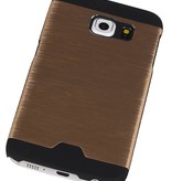 Custodia rigida in alluminio leggero per Galaxy S6 bordo G925F oro