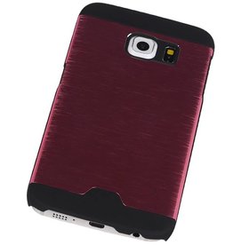 Estuche rígido de aluminio ligero para Galaxy S6 Edge G925F rosa