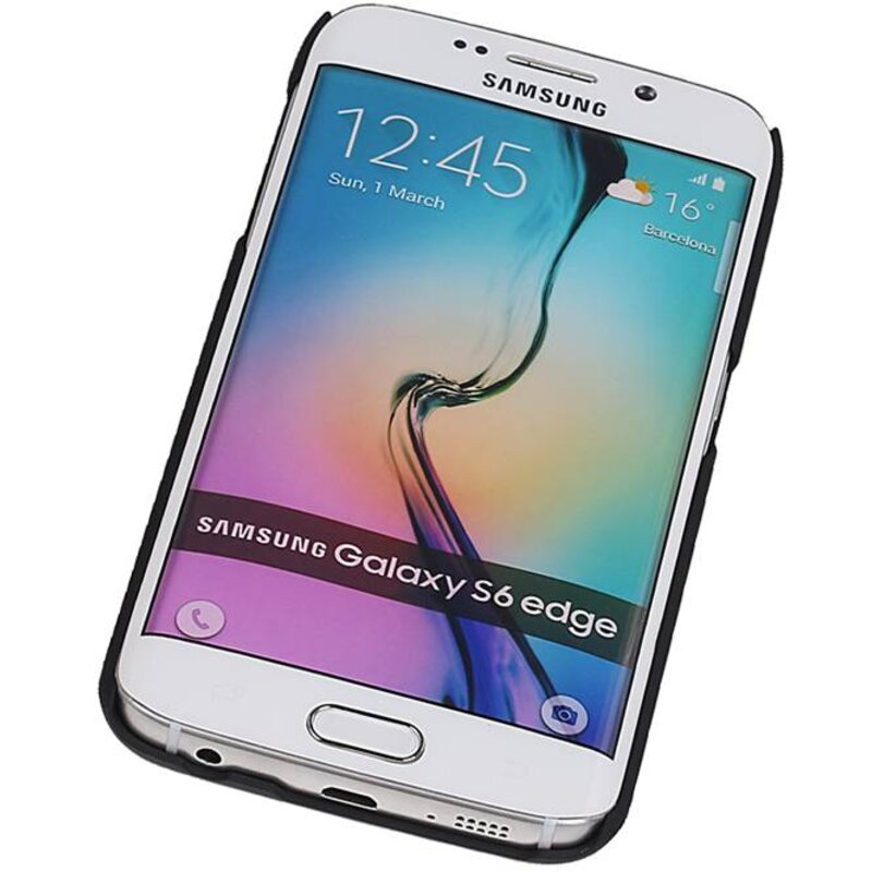 Light Aluminium hårdt tilfældet for Galaxy S6 Edge G925F Pink