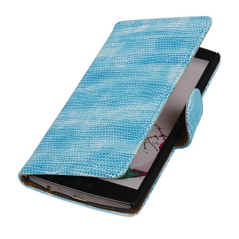 Lizard Bookstyle Cover for LG G4 Turquoise