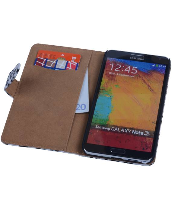 Case Style Chita Libro per Galaxy Note N9000 Bianco 3