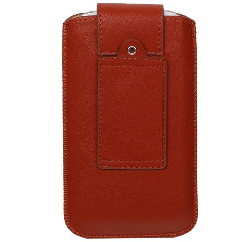 Modello 2 Smartphone Custodia Taglia M (i9500 Galaxy S4) Marrone