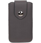 Modelo 2 Smartphone bolsa Tamaño M (i9500 Galaxy S4) Gris