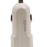 USAMS2 USB Mini Car Charger 2port 2.1 A White