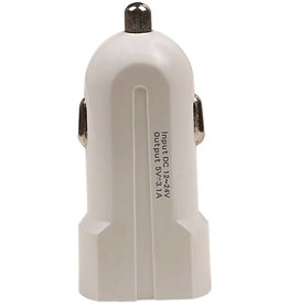 Caricabatteria da auto USAMS2 mini USB 2port 2.1 A White