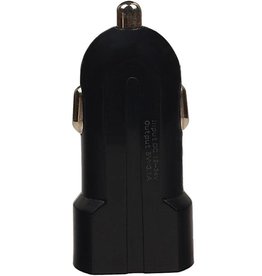 Cargador mini USB para coche USAMS2 de 2 puertos 2,1 A, color negro