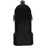 Cargador mini USB para coche USAMS2 de 2 puertos 2,1 A, color negro