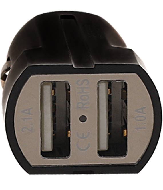USAMS2 mini USB chargeur de voiture 2PORT 2.1 Noir