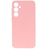Coque en TPU couleur tendance pour Samsung Galaxy A35 rose