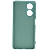 Coque TPU couleur tendance OPPO A58 4G vert foncé