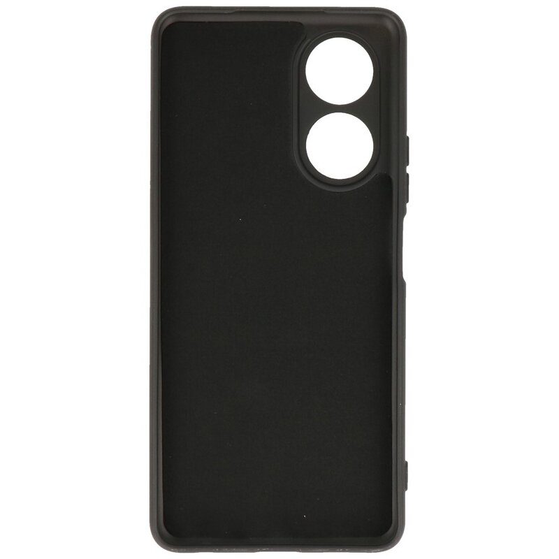 Fashion Color TPU-Hülle OPPO A78 4G Schwarz