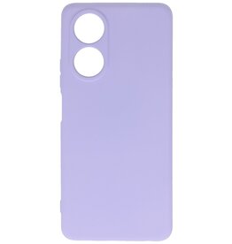 Coque TPU couleur tendance OPPO A78 4G violet