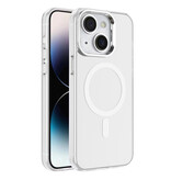 IMD Magnetic Fashion Color Hard Case for iPhone 11 White