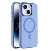 IMD Magnetic Fashion Color Hard Case voor iPhone 13 - 14 Navy