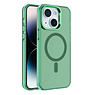 Custodia rigida IMD Magnetic Fashion Color per iPhone 14 Plus verde scuro