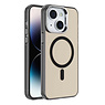 IMD Magnetic Fashion Color Hard Case iPhone 15 Plus Zwart