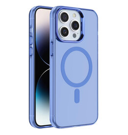 IMD Magnetic Fashion Color Hard Case iPhone 15 Pro Navy