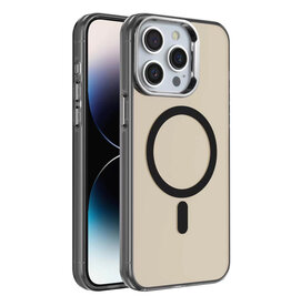 IMD Magnetic Fashion Color Hard Case iPhone 15 Pro Max Black