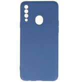 Carcasa de TPU en color de moda Samsung Galaxy A20s Azul marino