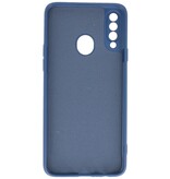Carcasa de TPU en color de moda Samsung Galaxy A20s Azul marino