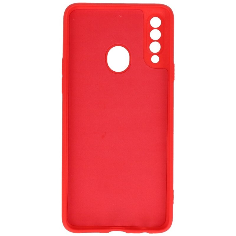 Custodia in TPU color fashion per Samsung Galaxy A20s Red